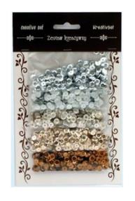 Zestaw : Cekiny metalizowane 6 mm , z dziurką w 5 metalicznych kolorach. Opakowanie 30 gram. Kod towaru : TL-Zestaw C-3 Zestaw : Cekiny metalizowane 6 mm , z dziurką w 5 metalicznych kolorach. Opakowanie 30 gram. Kod towaru : TL-Zestaw C-3